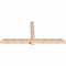 Ekena Millwork Eugene Smooth Timber Gable Bracket, Douglas Fir, 96"W x 44"H x 5 1/2"D x 5 1/2"F, 11/12 Pitch GBW096X44X0606EUG00SDF - alternate 4